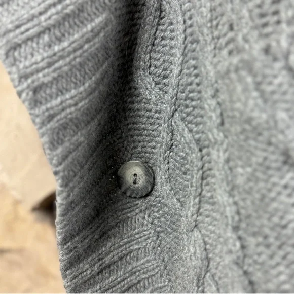 Sleeping on Snow x Anthropologie Cowl Neck Poncho Stormy Gray | OS - Picture 4 of 6